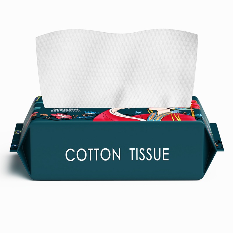 

50 Disposable Facial Tissues Cotton Tissue For Washing Soft Tissue Facial Tissue For Washing & Drying, Facial Tissue For Cleaning, Skin Care & Makeup Remover Style