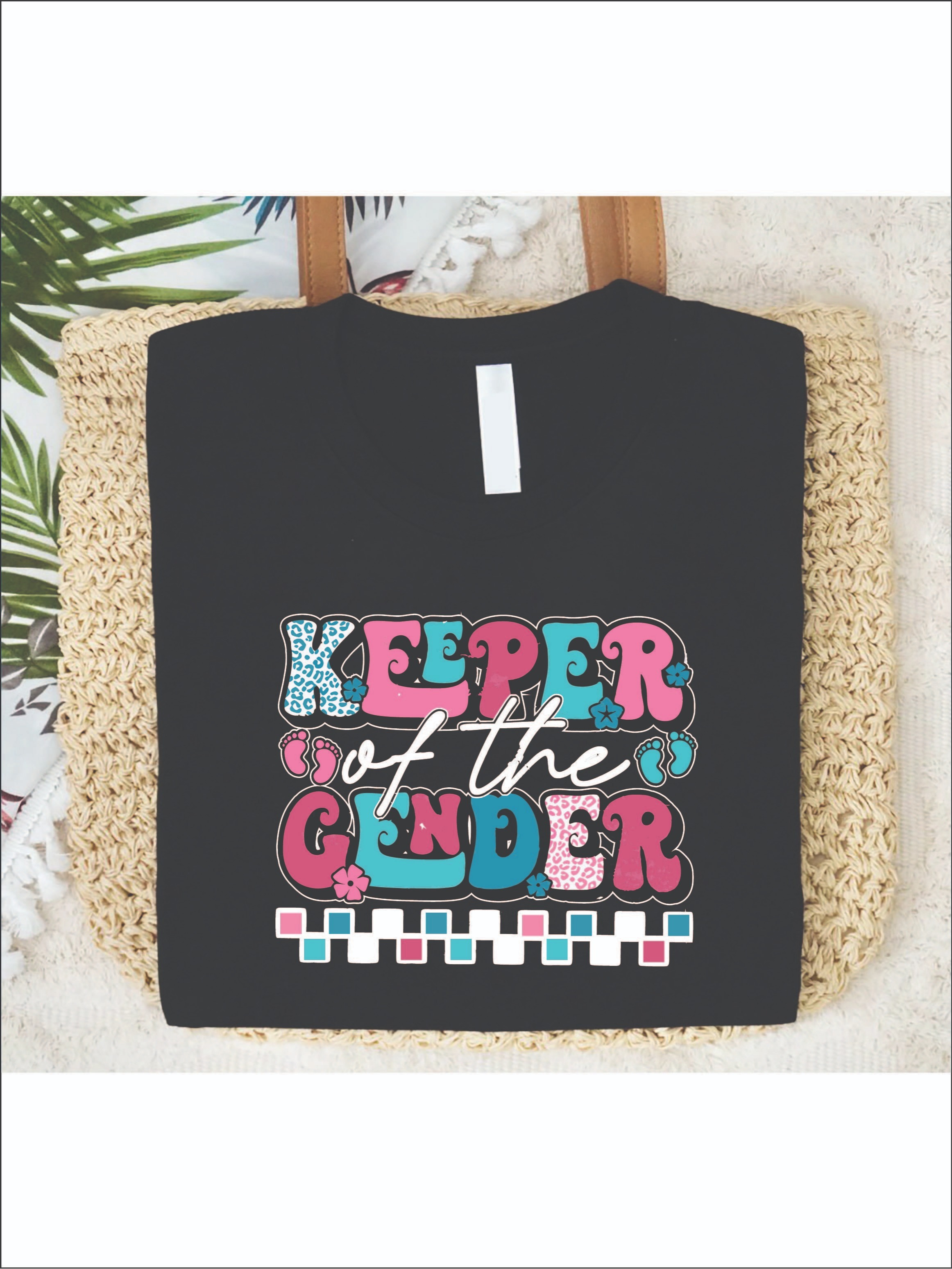 ttd181 keeper gender shirt baby announcement t shirt gender Temu