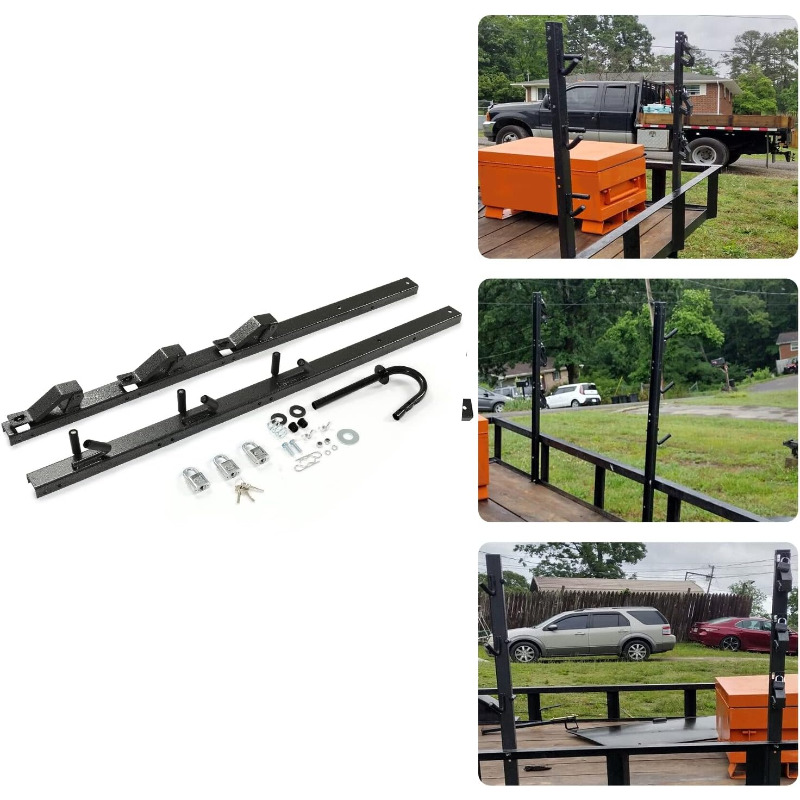 

3 Place Trimmer Rack Racks Compatible With Landscape Enclosed Truck And Trailer W/lock