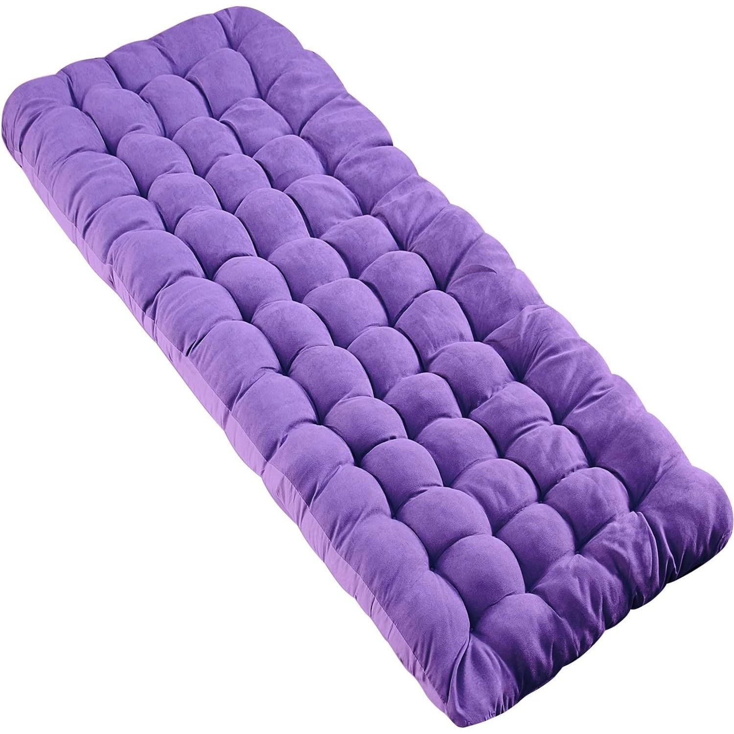 TEMU Camping Cot Pads Mattress - Lavender Outdoor Comfortable Cotton Lightweight Waterproof Bottom Pad Mattress