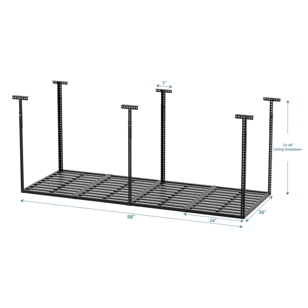 Overhead Garage Storage Rack Heavy Duty Adjustable Ceiling Temu