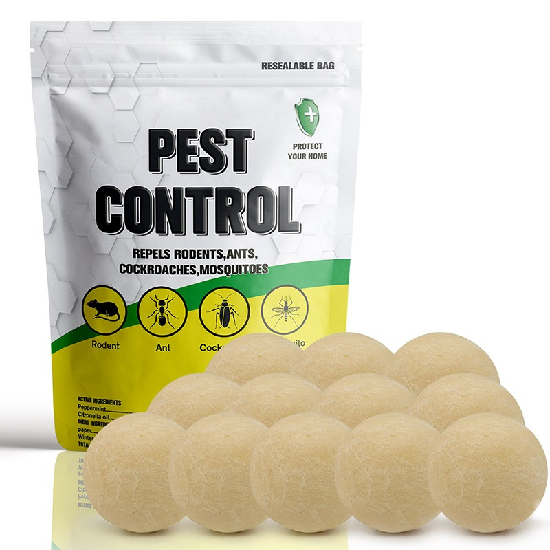 

Pest Rodent Control, Insect Repellent Indoor, Rodent Repellent Outdoor, Rodents, Mice, Ants, Roaches, Mosquitoes-12 Balls