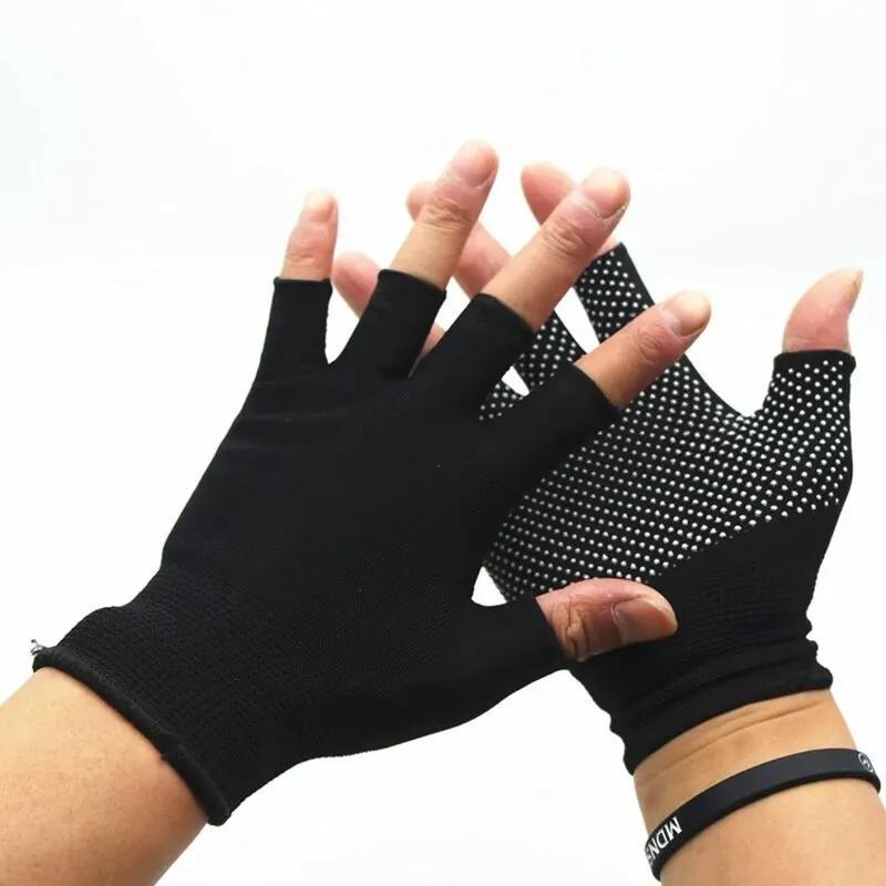 

Breathable Half-finger Non-slip Gloves For Cycling, Hiking And Fitness Black And Gray