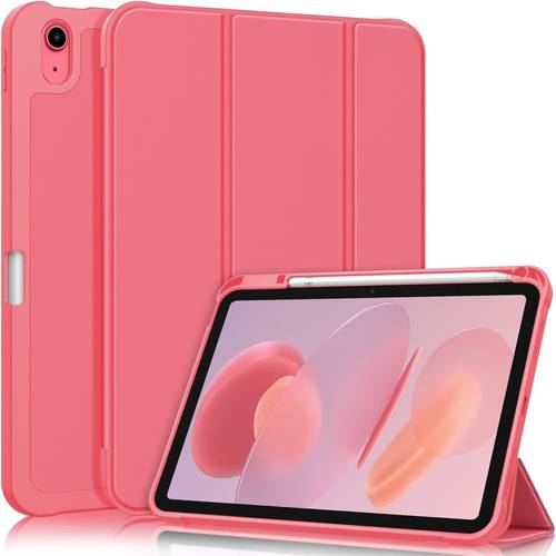 case for ipad 10th 9 inch tablet 2022 release flexible soft tpu stand back cover with pencil holder auto sleep wake