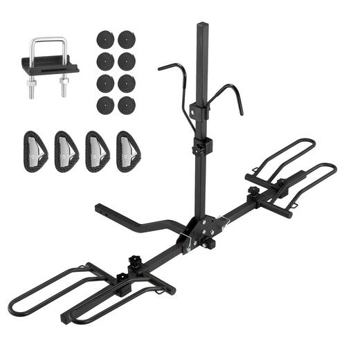 2 bike rack hitch mount folding carrier car truck suv 1 25 2 receiver