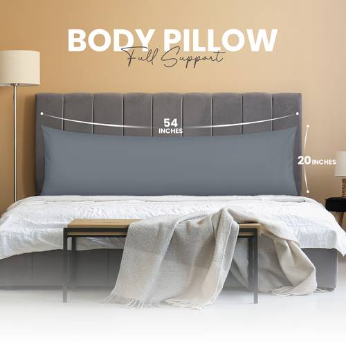 bedding body pillow 20 x 54 inch long pillow for adult side sleepers fulffy cuddle pillow