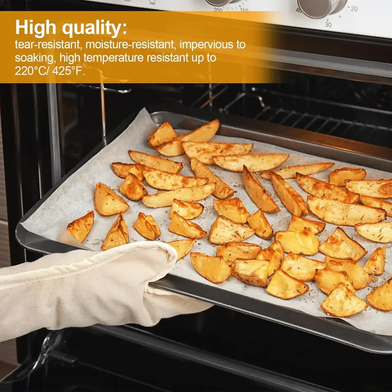 1000pcs parchment paper baking sheets 16 24 inches non stick oil waterproof baking liners for baking cooking grilling frying Product details 0