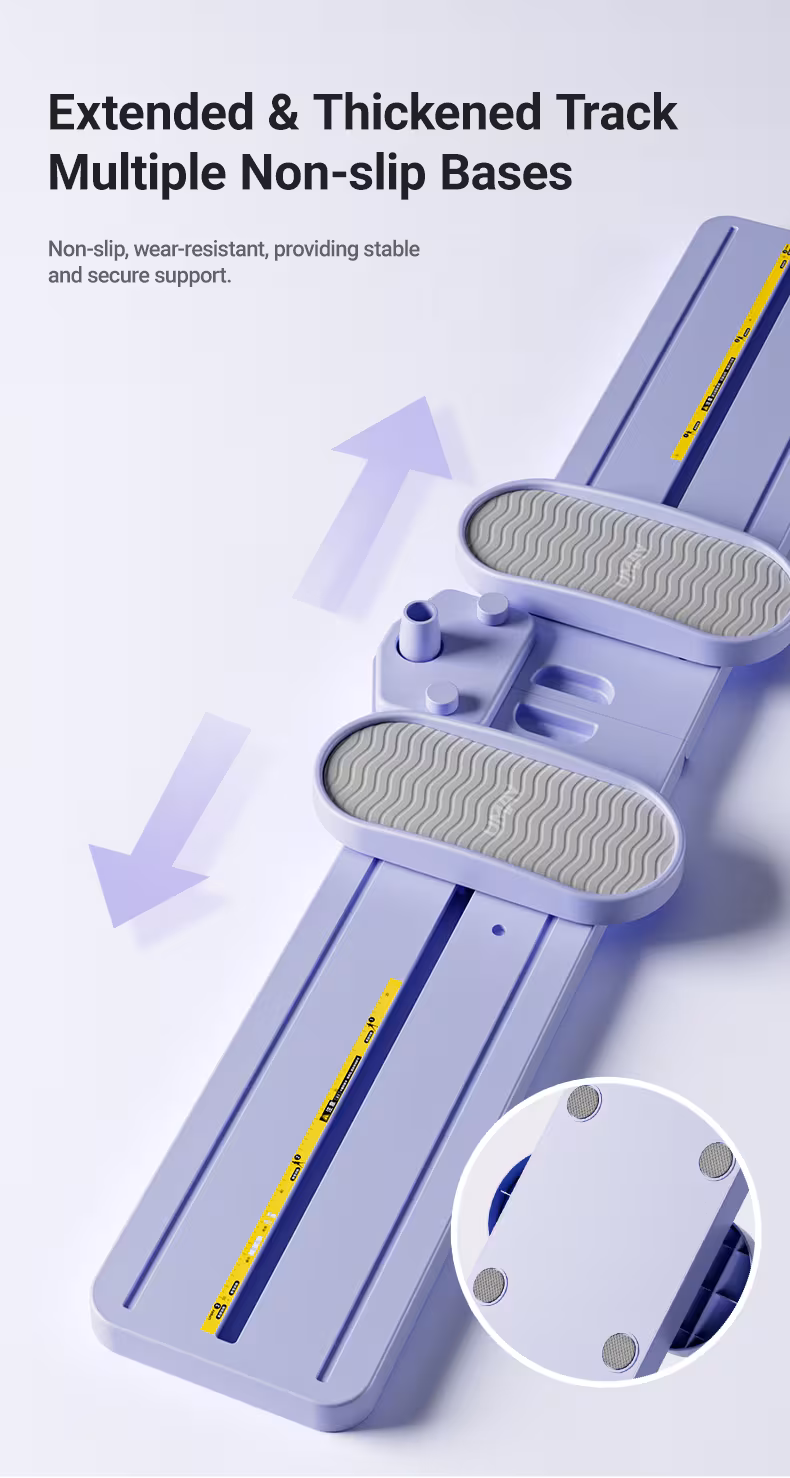 adjustable height ski machine trainer simulated ski trainer exercise equipment for leg pelvic floor muscle fitness equipment for home full body workout christmas gift purple Product details 2