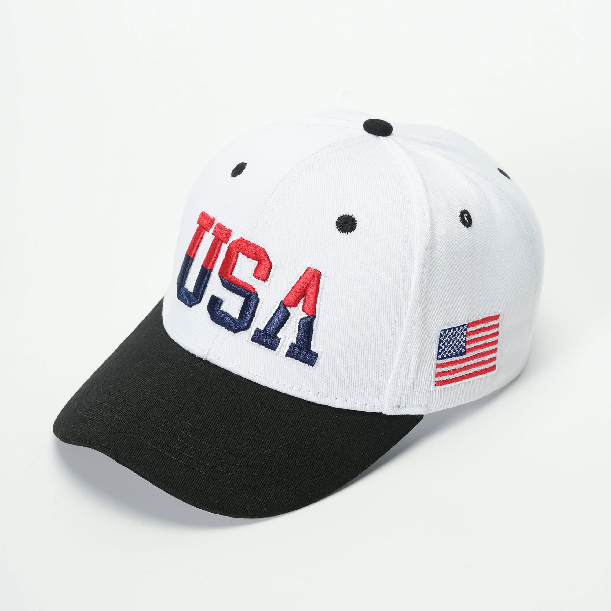 

Usa Embroidery Baseball Cap For Men Hip Hop Fashion Cap For Women Outdoor Visor Snapback Cap