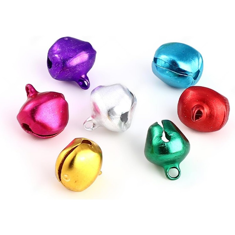 

Micro Pk Miniature 6 Mm (0.23 Inch) For Making Ornaments, Mini Wreath - Tiny Gold, Silver Or Color Christmas Bell (mixed Colors)