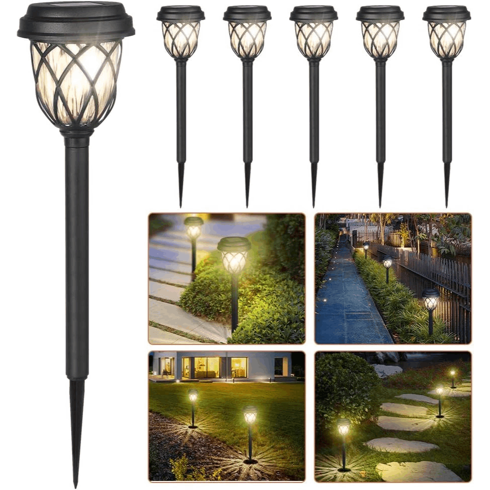 

10-pack Solar Lawn Lights, Outdoor Solar-powered Garden Lights, With Solar And Waterproof Rating Ip44, Ideal For Solar Decorative Lighting In Gardens, Yards, Patios, And , An Gift For Festivals.