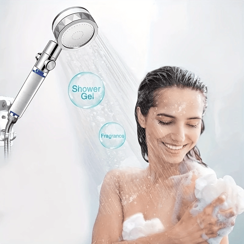 

6-piece Handheld Showerhead Shower Filter, Set Of 6 Hard Water Replacement Filters Removes Chlorine And Harmful More For A Better Shower For You And And Care For Their Skin