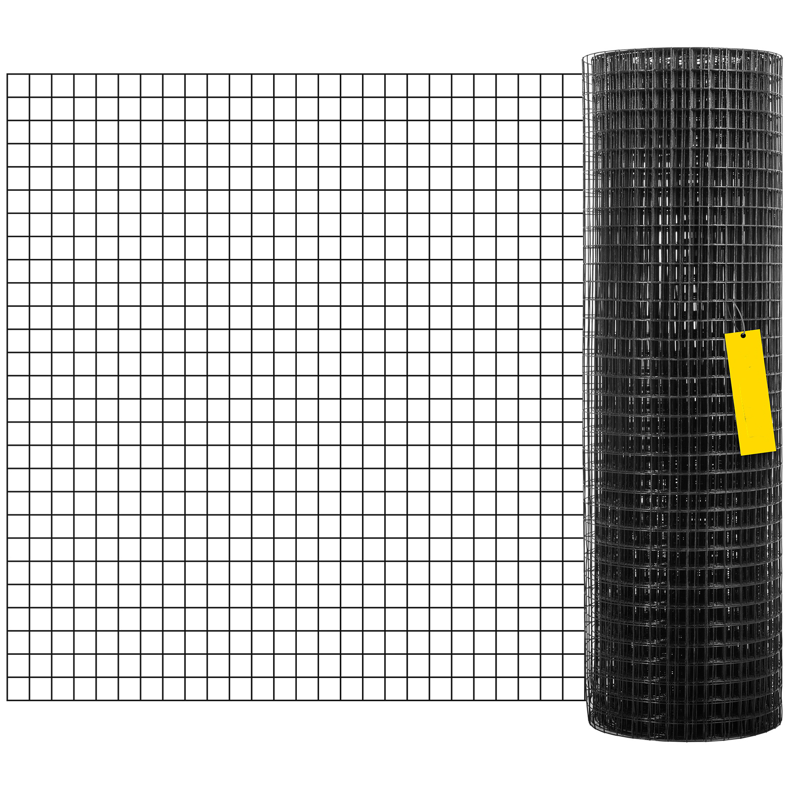 TEMU Vevor Hardware Cloth, 24" X 100' & 1"x1" Mesh Size, Galvanized Steel Vinyl Coated 16 Gauge Chicken Wire Fencing W/a Cutting Plier & A Pair Of
