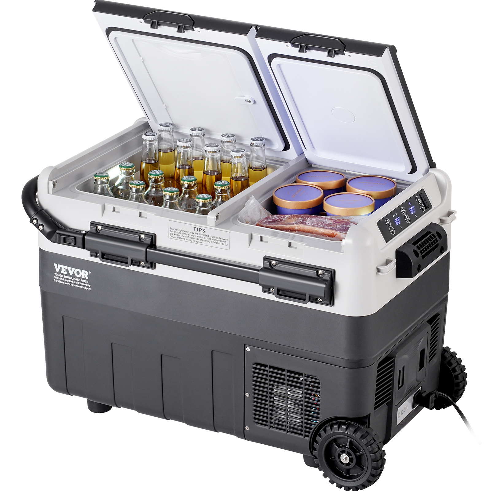 TEMU Vevor Portable Car Refrigerator Freezer Compressor 50 L For Home Car