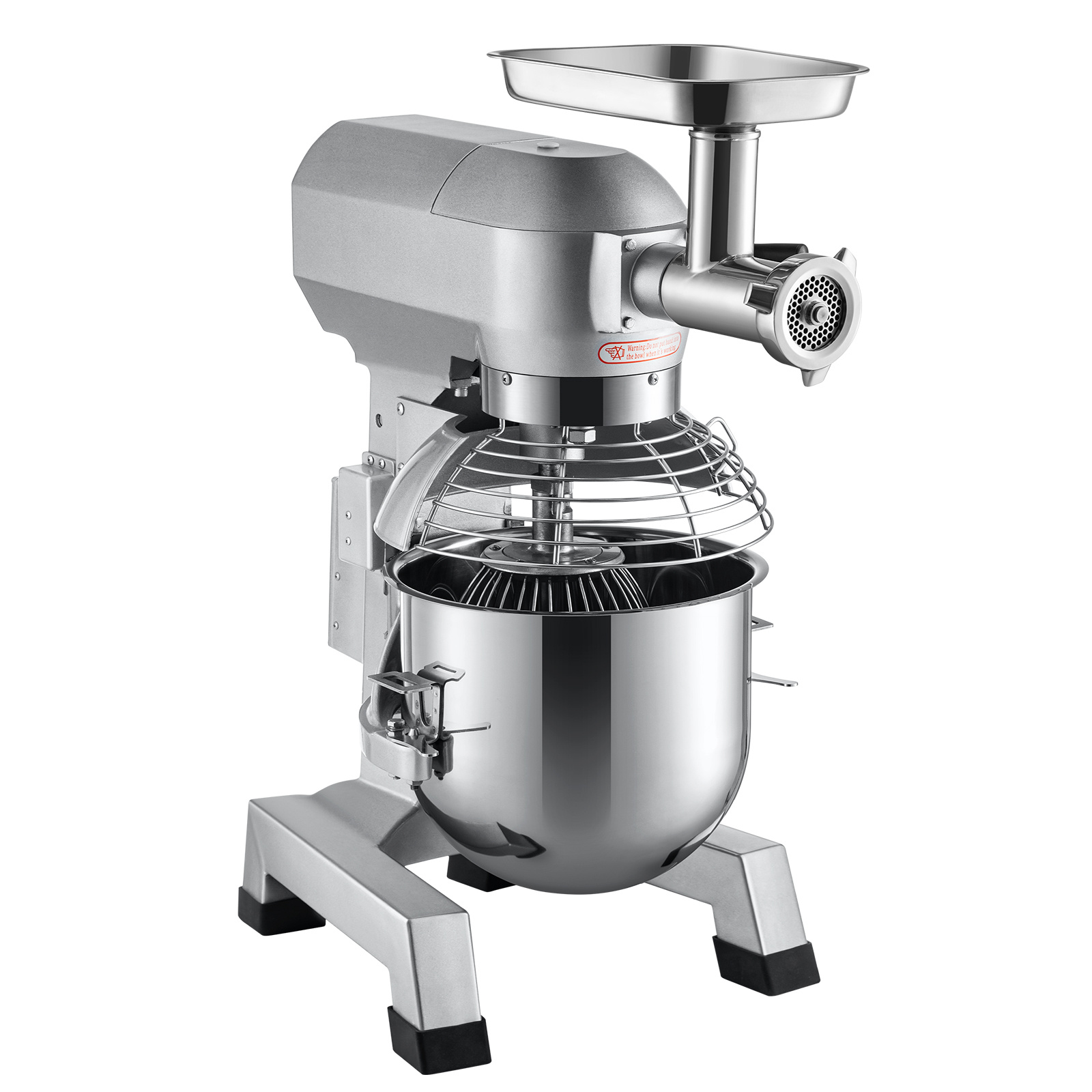 commercial stand mixer 20qt stainless steel bowl 1100w 2 in 1 multifunctional electric food mixer with meat grinder 3   dough hook whisk beater included   bakery   Product details 7