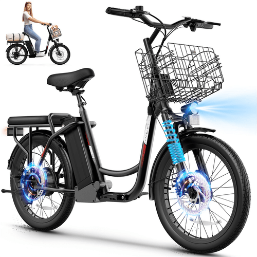 450W Folding Electric Scooter For Adults With Seat – 12-Inch Wheels, Commuter E-Scooter