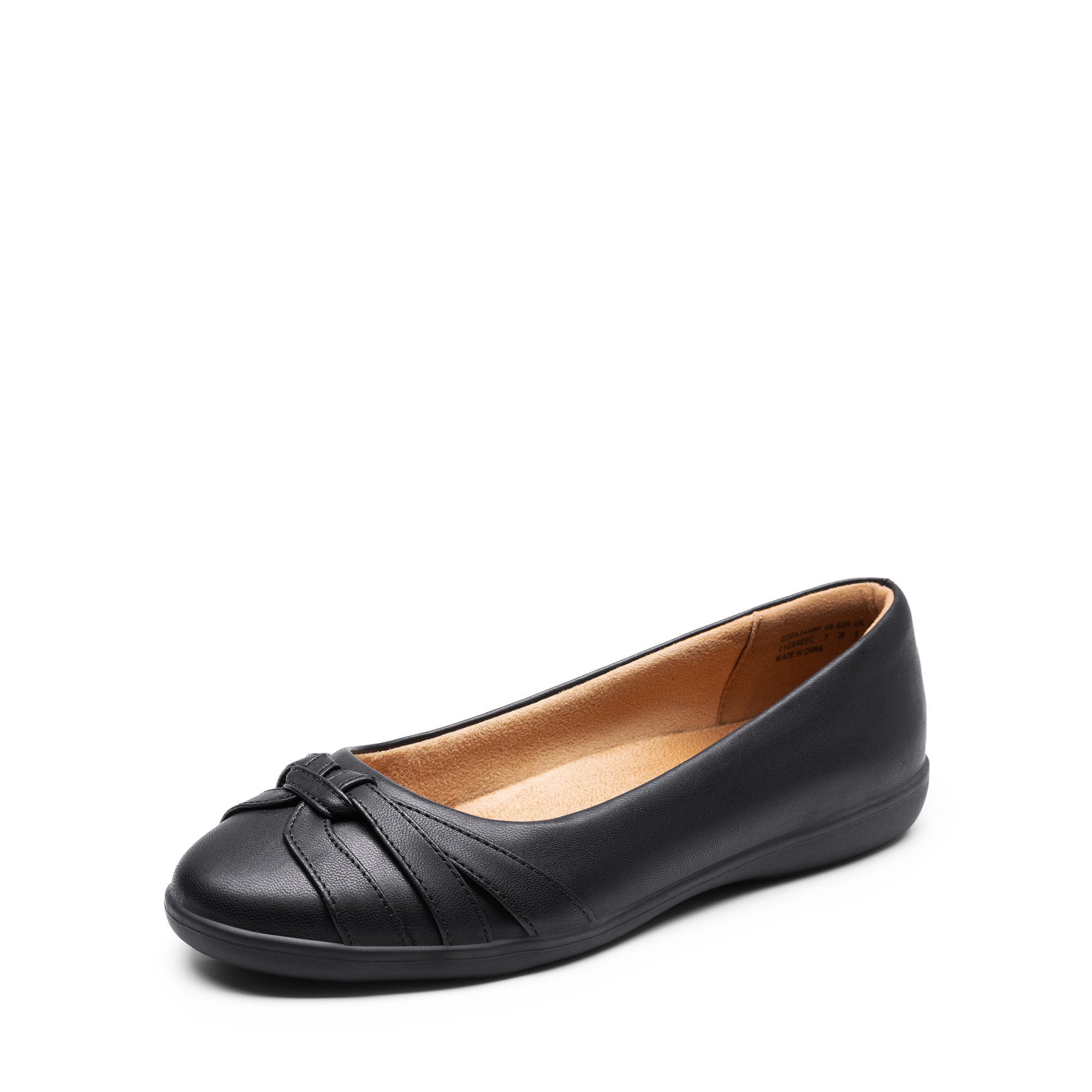 Womens Ballet Flats *able Round Toe Slip on Dressy Work * with Arch  Support * Ergonomic Insole Design * & Versatile Style Soft Lining