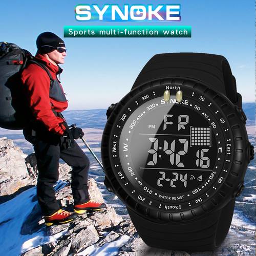 mens digital watch sports military waterproof chronograph wrist watches for men with led back ligh alarm date