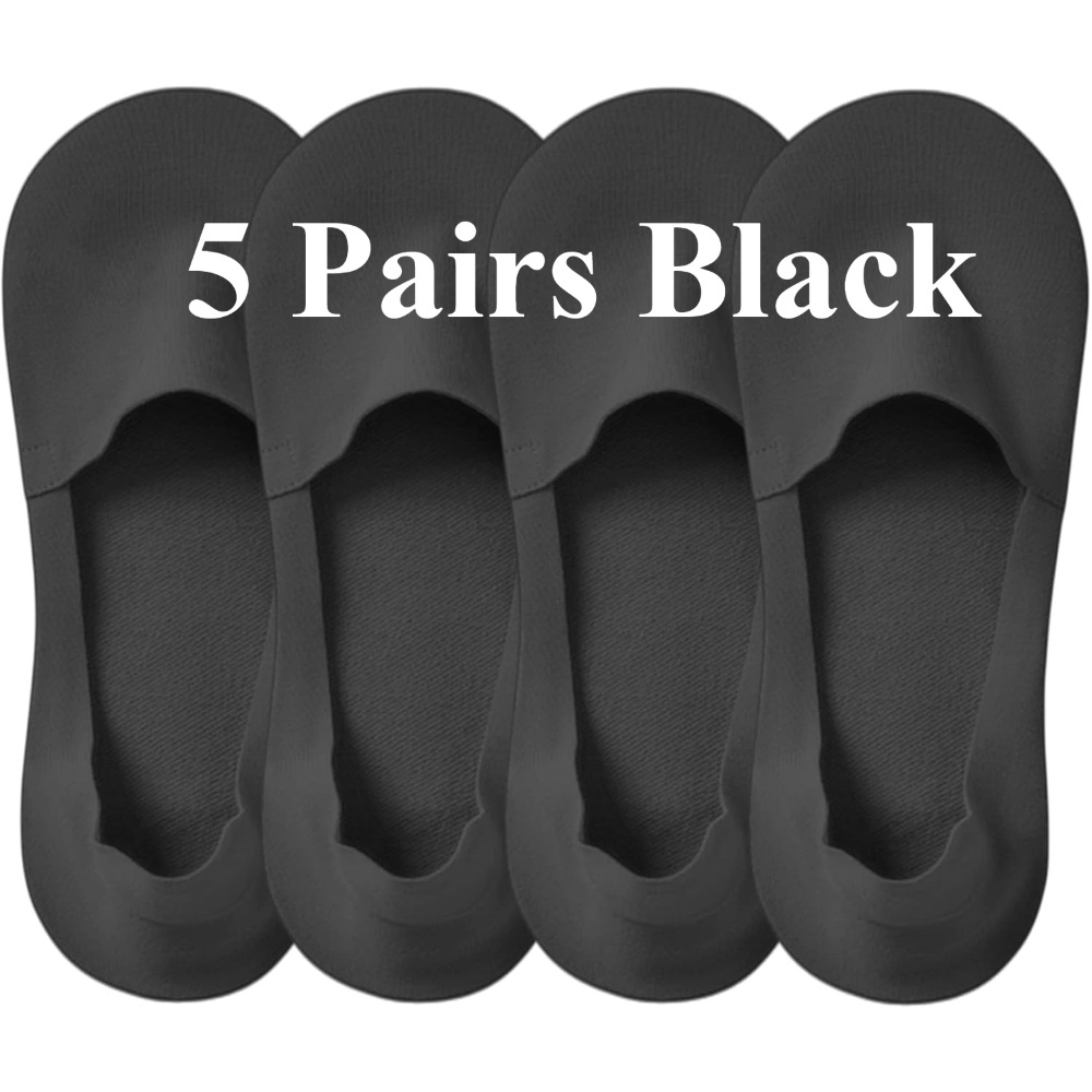 

5-8 Pairsof Ultra-comfy Low Cut Liner Socks For Women - Non Slip Thin Socks (women 5-12) Ice On On