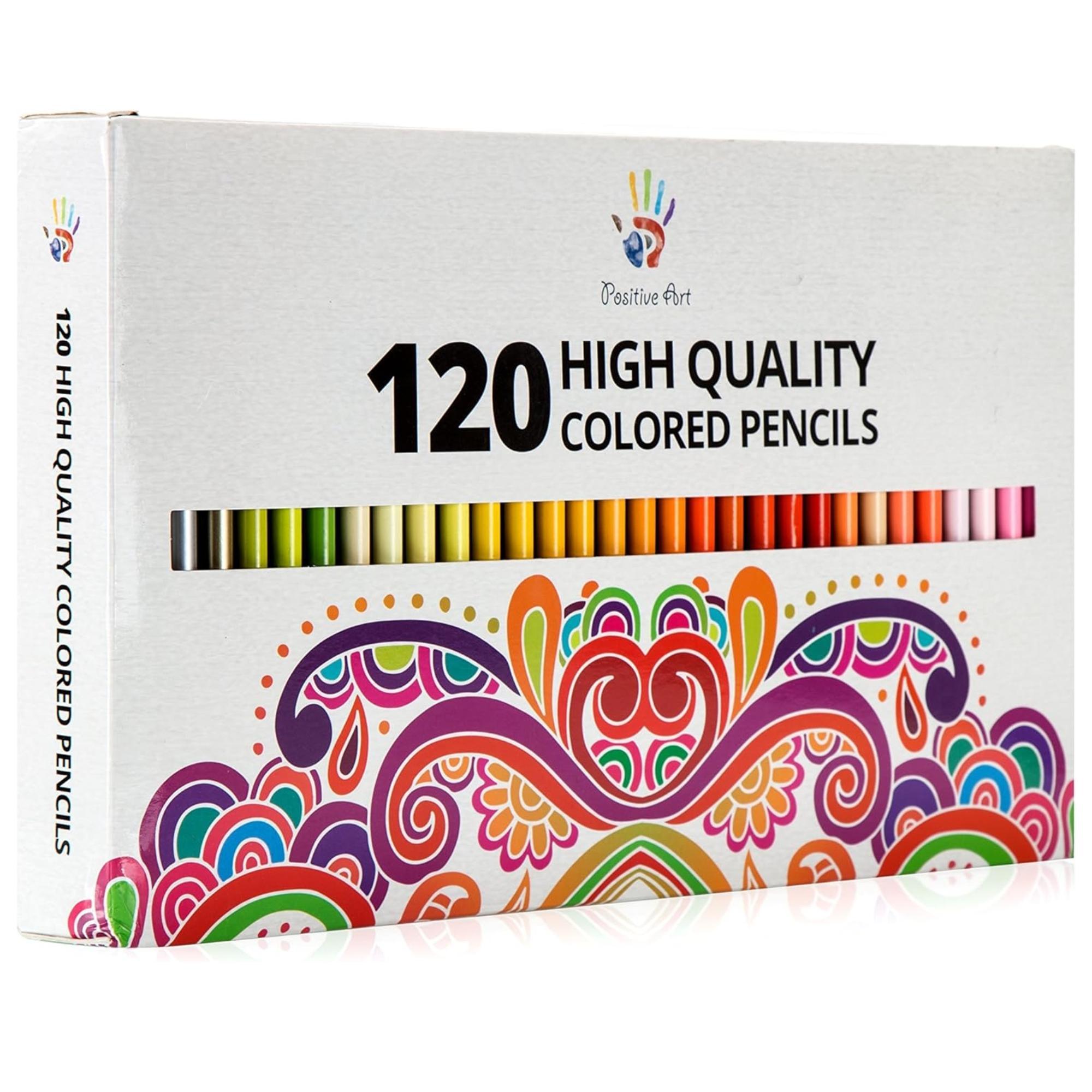 

Colored Pencils – 120 , Pre- For Adult Coloring, Drawing, And Crafting – & Vibrant With 3.3mm