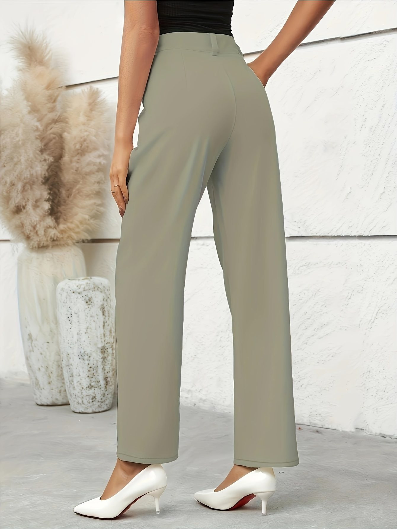 ultra high waisted dress pants Classic High-Waist DPYP Dress Pant Yoga Pants main image 0