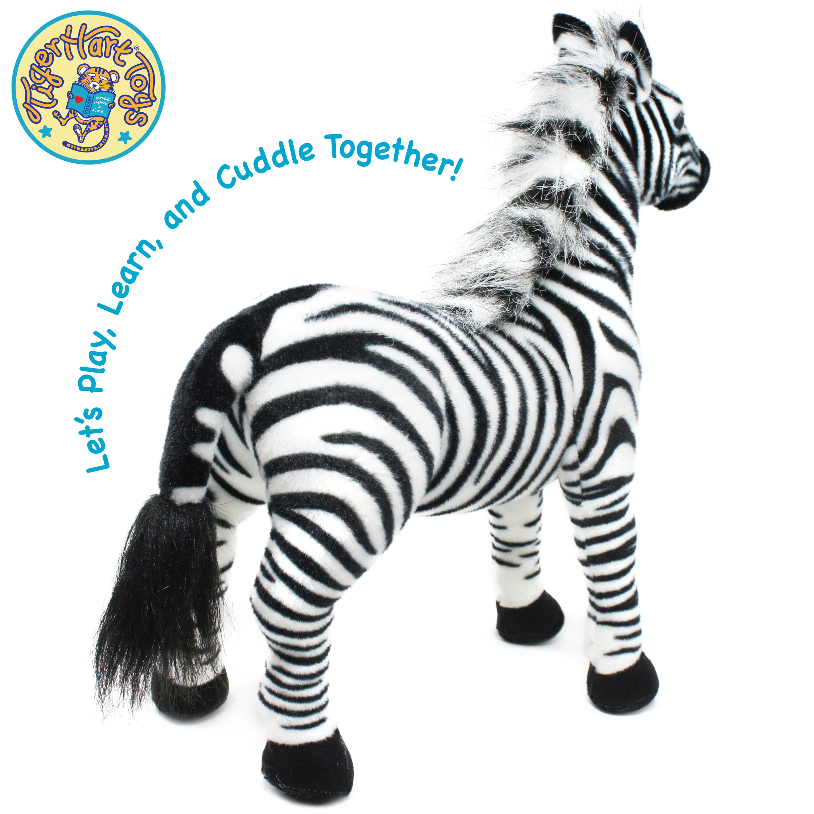 Zebenjo The Zebra - 16 Inch Stuffed Animal Plush