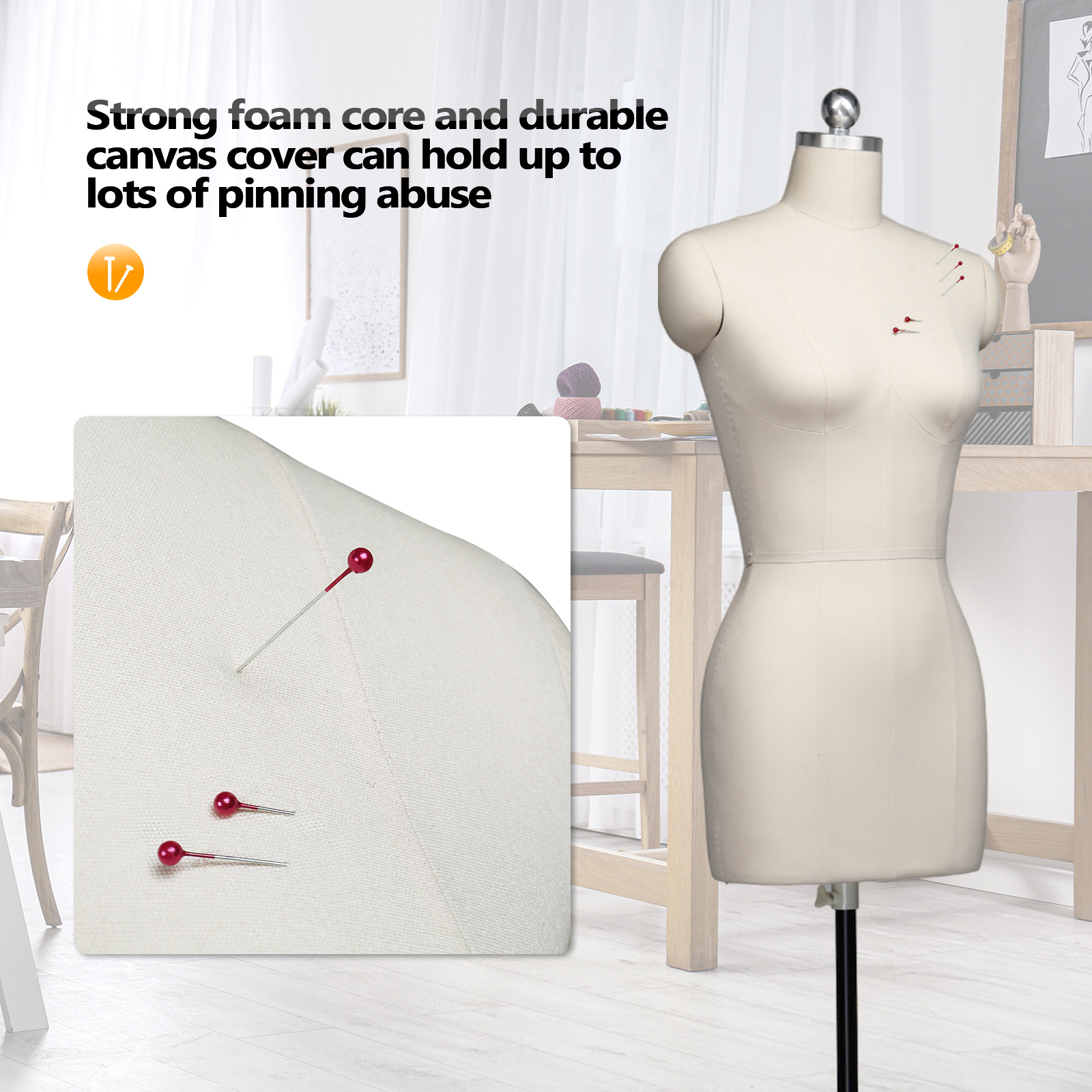 female sewing mannequin size 6 professional dress - Temu