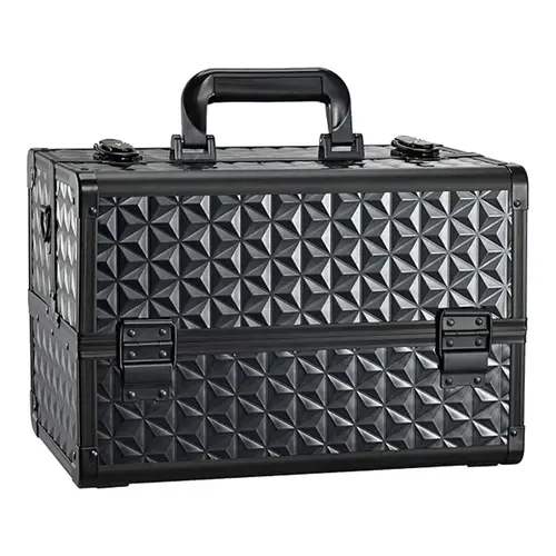 1pc makeup case cosmetic organizer case extra large 12 5 inch makeup organizer case make up carrying box with lockable for esthetician multiple color combinations