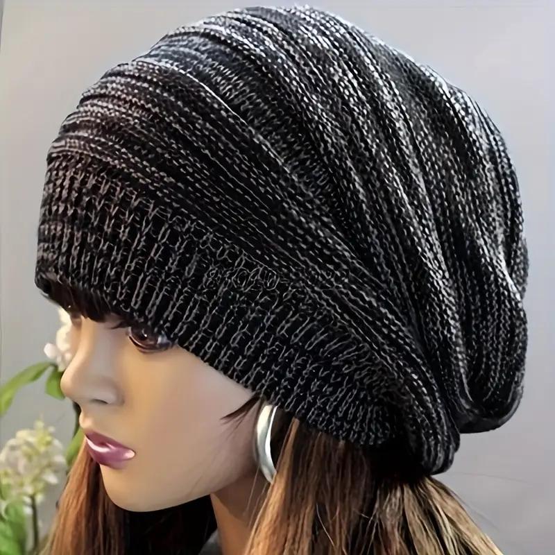 

Lover Hat Cute Dream Knitted Ski Hat Baggy Beanie Men's And Women's Hat, -layer Pleated Hat Warm Head Pile Hat Hip-hop Street Dance Hat Knitted Hat