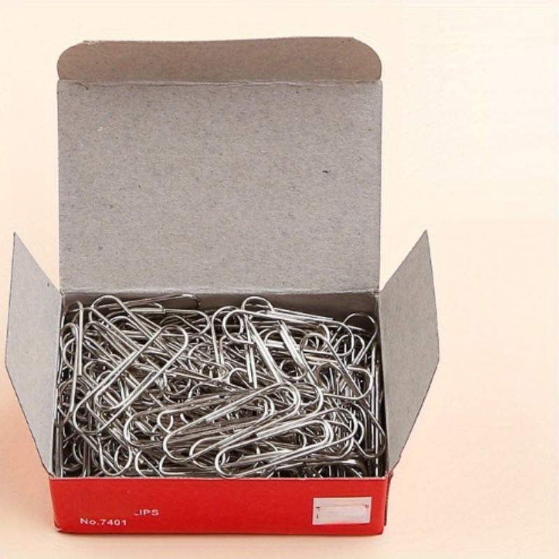 

50pcs Paper Clips, Large Paper Clips, Metal Clips, Creative Bookmarks, Large Paper Clips, Random Colors