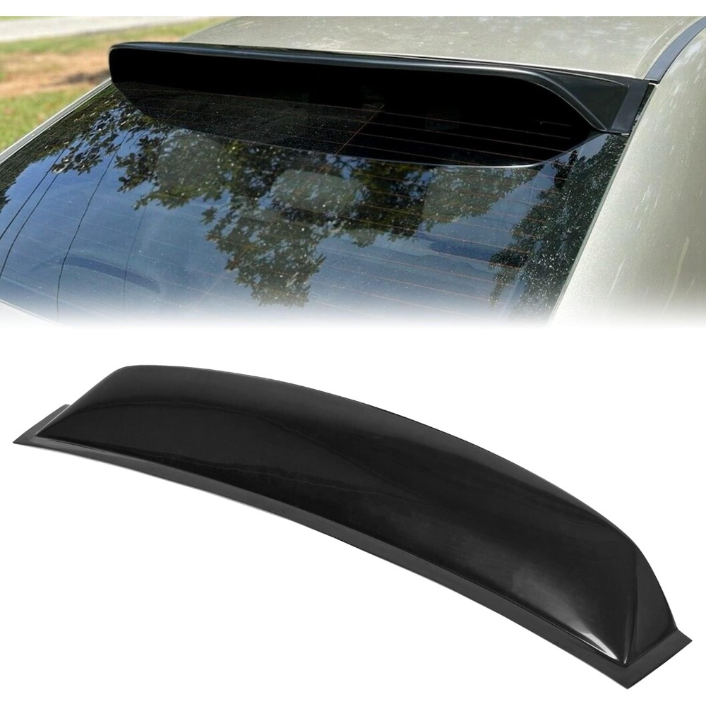 

Rear Window Roof Visor Compatible With 2006-2011 Honda 4dr Sedan Black Rear Window Roof Spoiler Wing