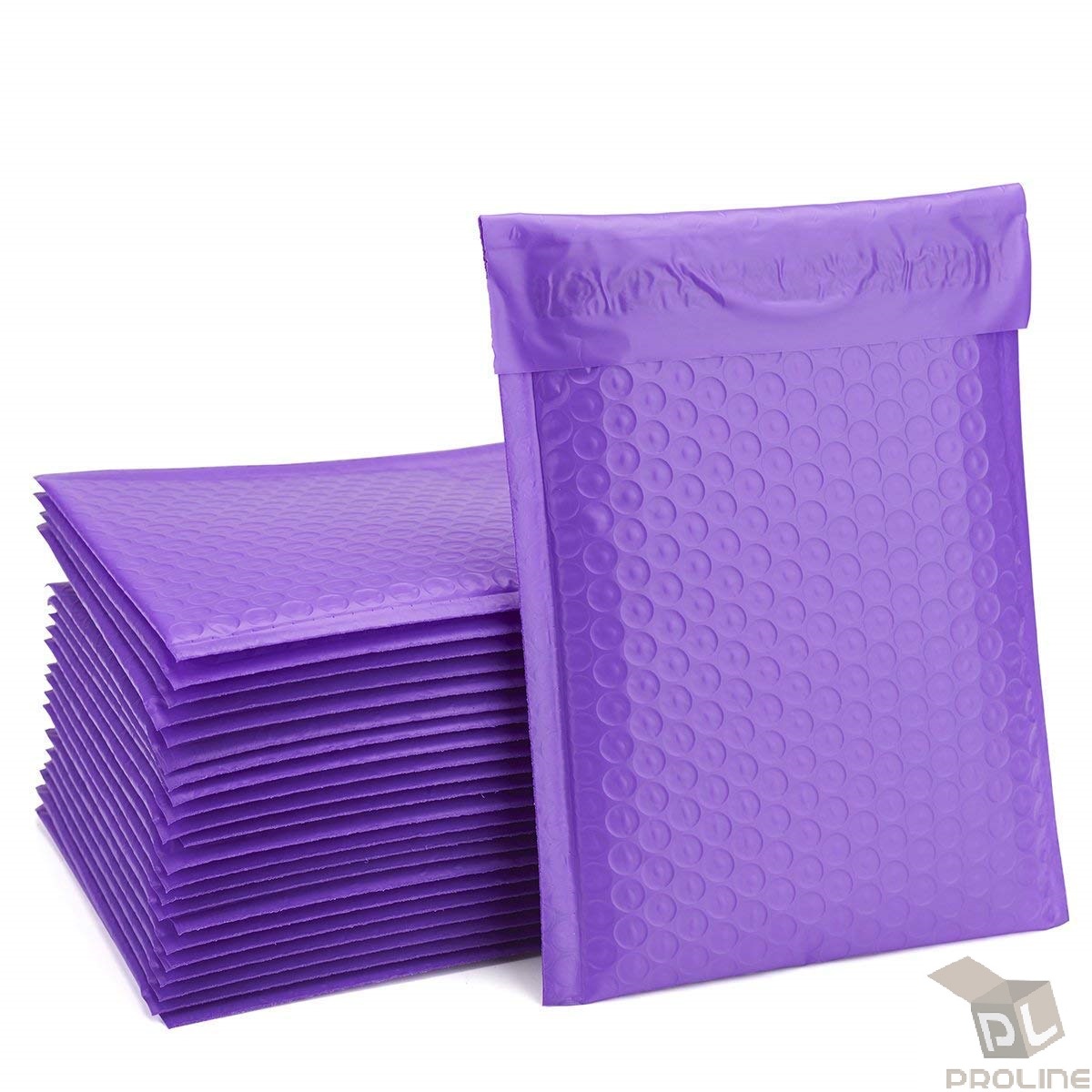 

Proline Purple Poly Bubble Padded Envelopes Self-sealing Mailers Extra Wide 6x10