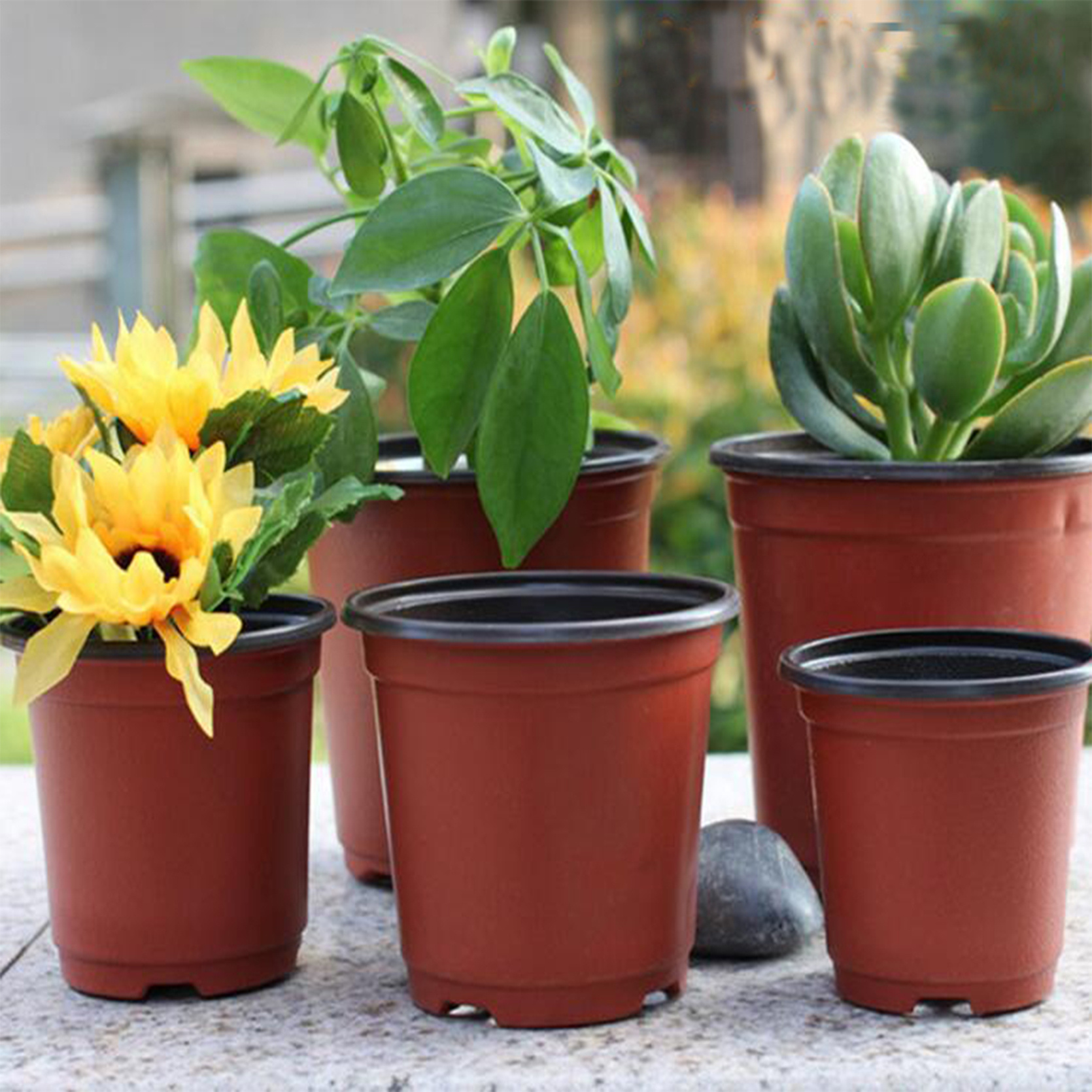 3 9 Inch Nursery Pot Seedling Pot Plant Container Seed Starting Pots