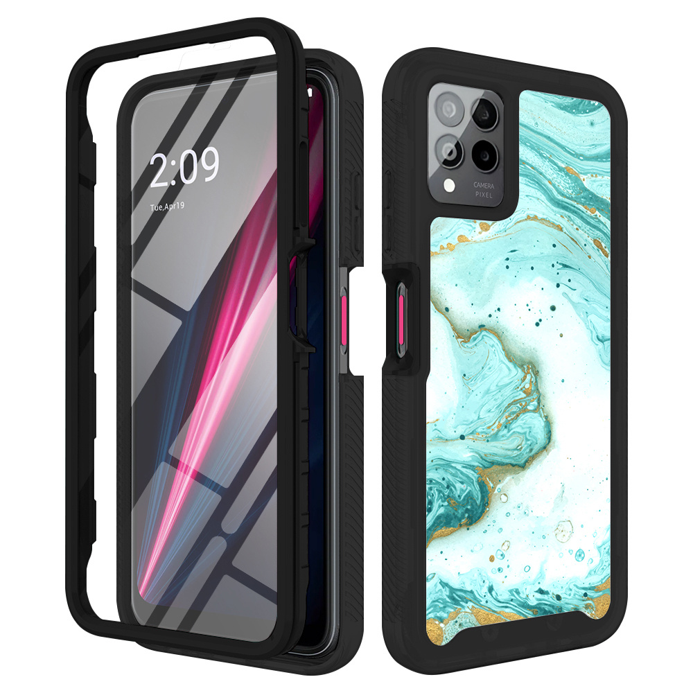 

For 6x 5g / 6x Pro 5g Phone Case, With Built-in Screen Protector, Full-body Protective Shockproof Bumper Cover