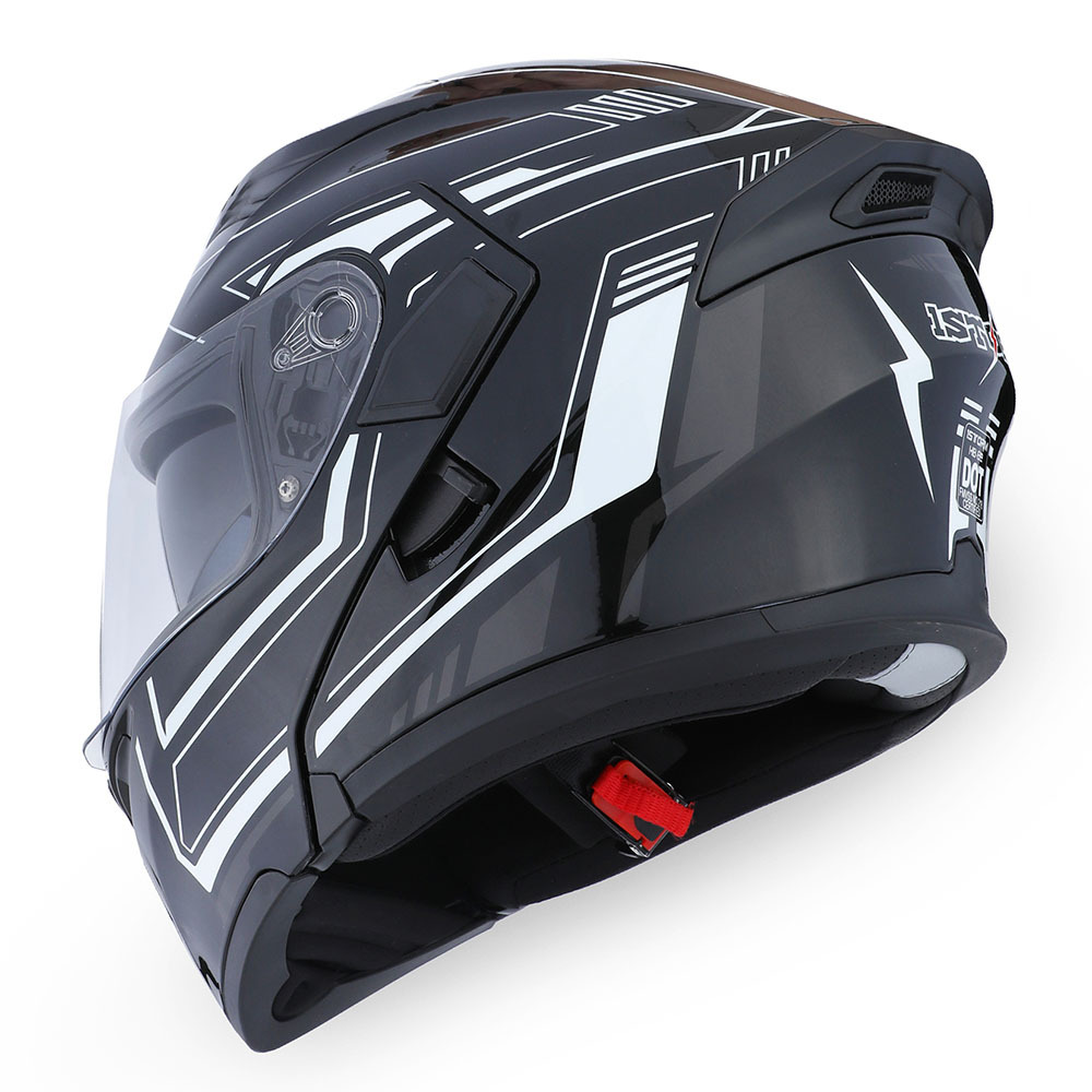 motorcycle modular full face helmet flip dual visor helmet - Temu