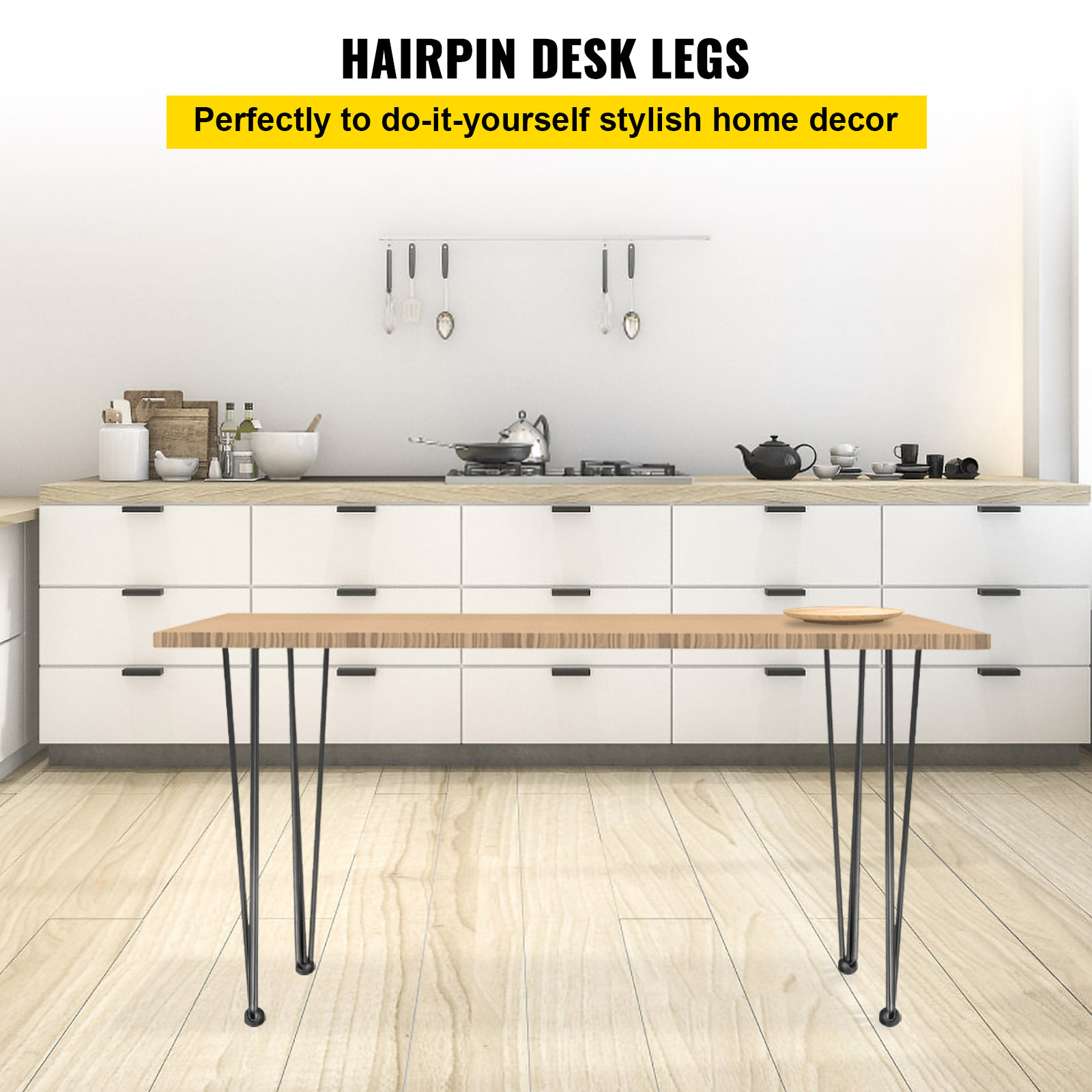 hairpin table legs 36 black set desk legs 880lbs Temu - Main Image