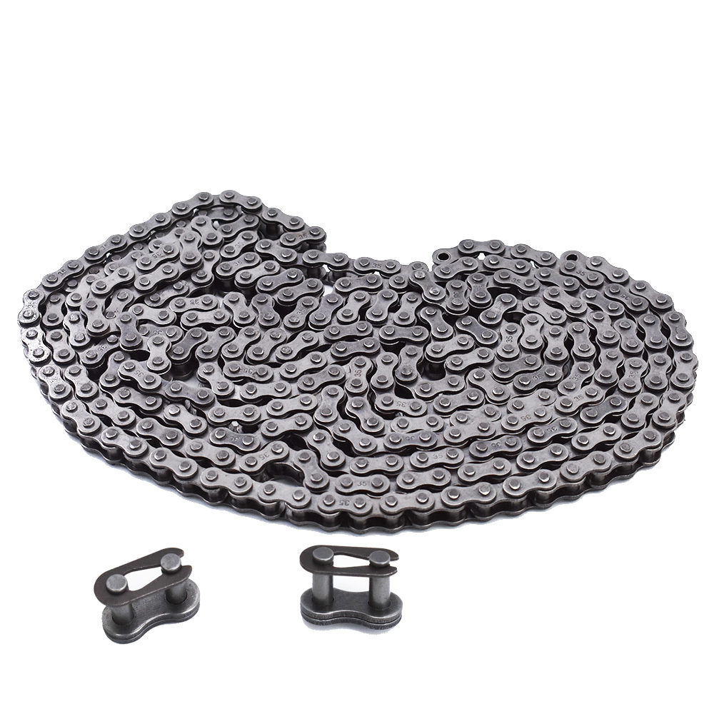 

35 06c 10ft Carbon Steel Roller Complete Chain With Connecting Link For Go Kart Mini Bike