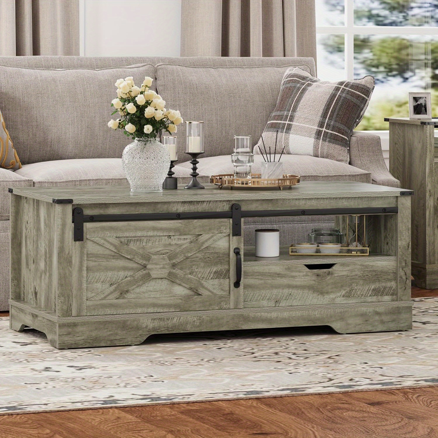 Sliding center table discount