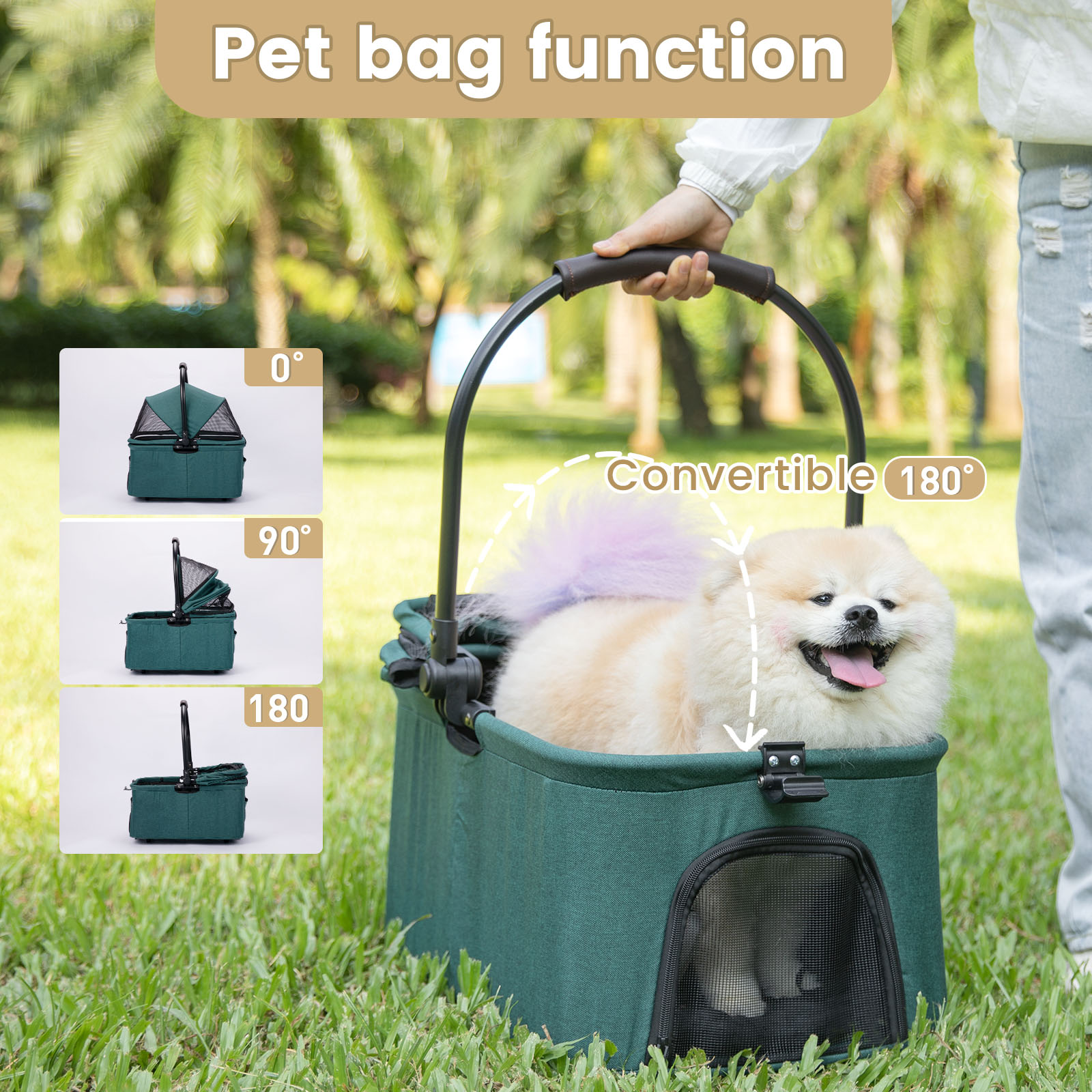 1 Dog Stroller Frame Pet Stroller Small Temu