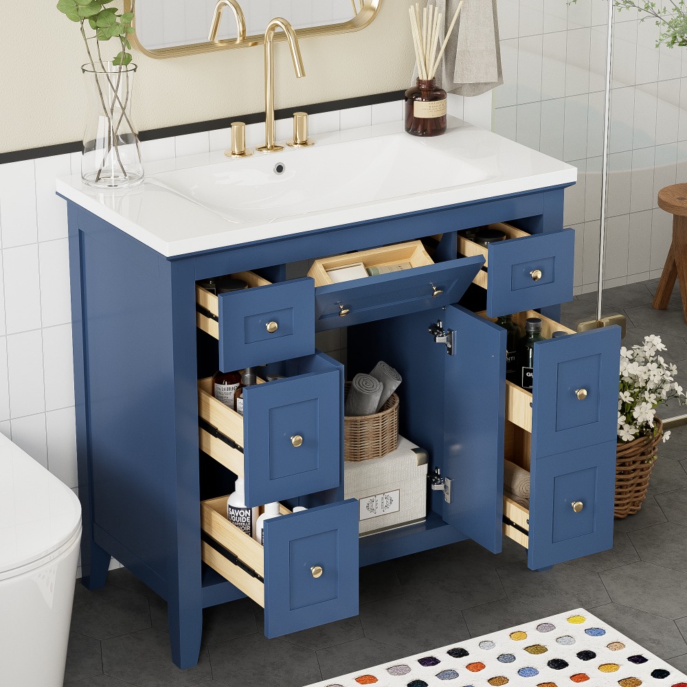 Bathroon Vanity Without Sink Modern Freestanding Single Temu