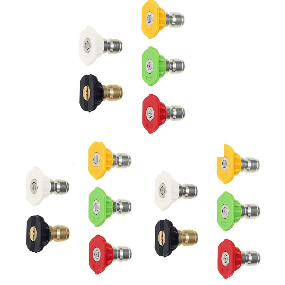 

15pcs 5color 3500psi Coded Pressure Washer Nozzle Spray Tip Set