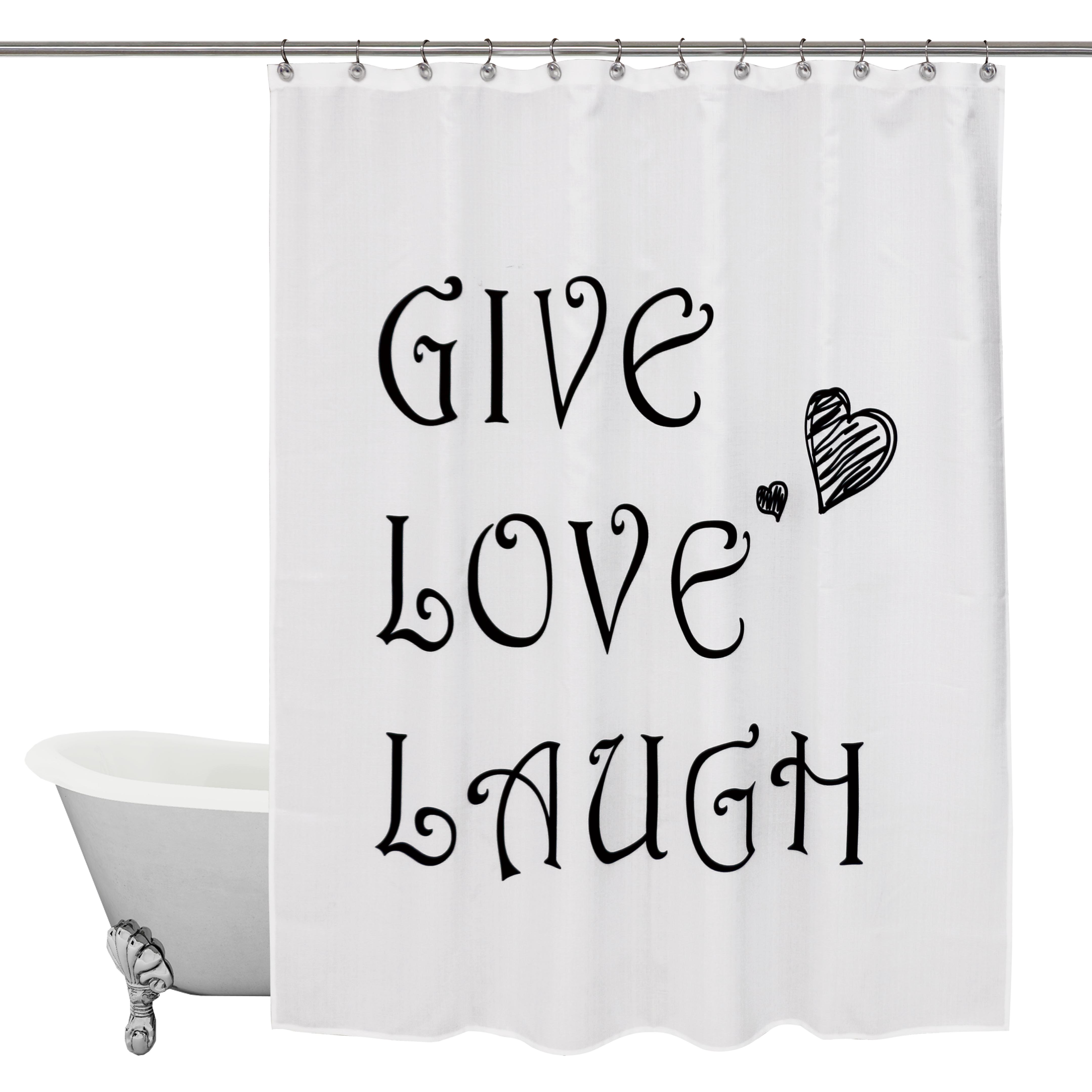

Shower Does Matter Shower Curtain For Bathroom, Motivational And Inspirational Quotes, Polyester Fabric, 72 X 72 Inch, 1 Piece.