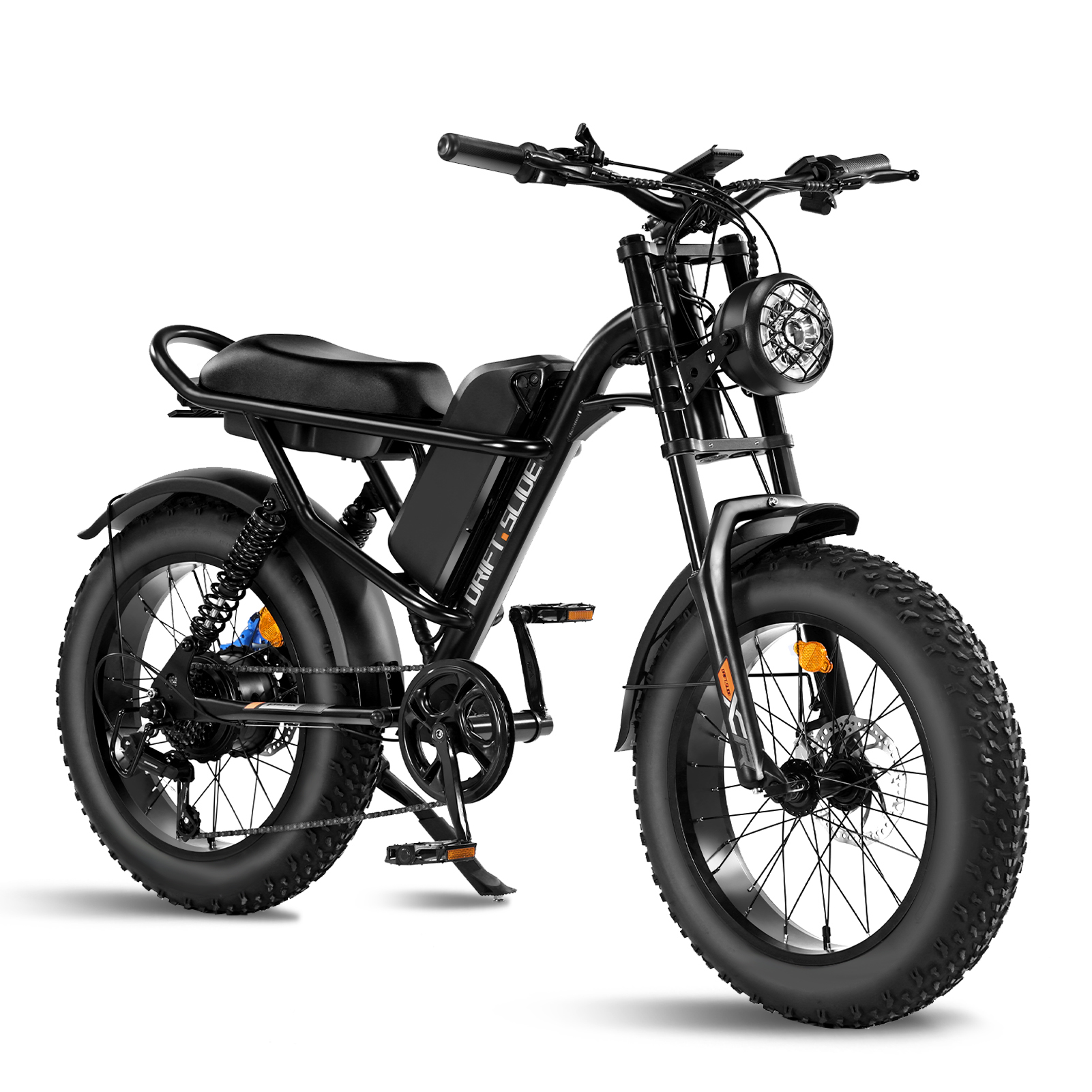 

D. S Electric Bicycle Adult, Equipped With 750w Brushless Motor, Fat Tire Electric Bicycle 48v 20.8ah Large Battery, 20 "x 4.0 Electric Mountain Bike