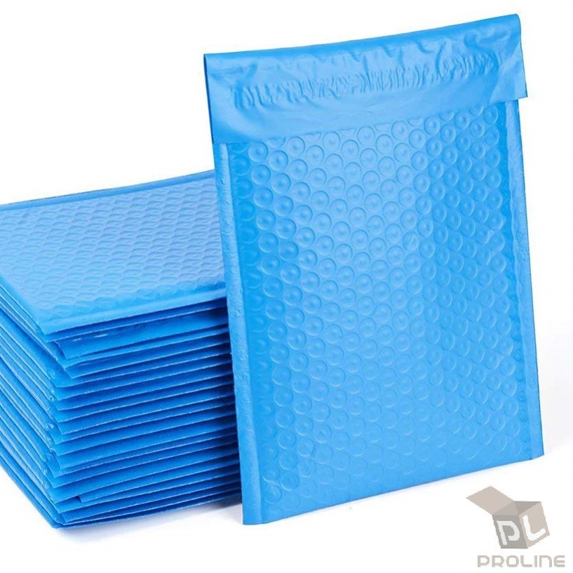 

Proline Blue Poly Bubble Padded Envelopes Self-sealing Mailers Extra Wide 6.5x10 (inner 6.5x9)