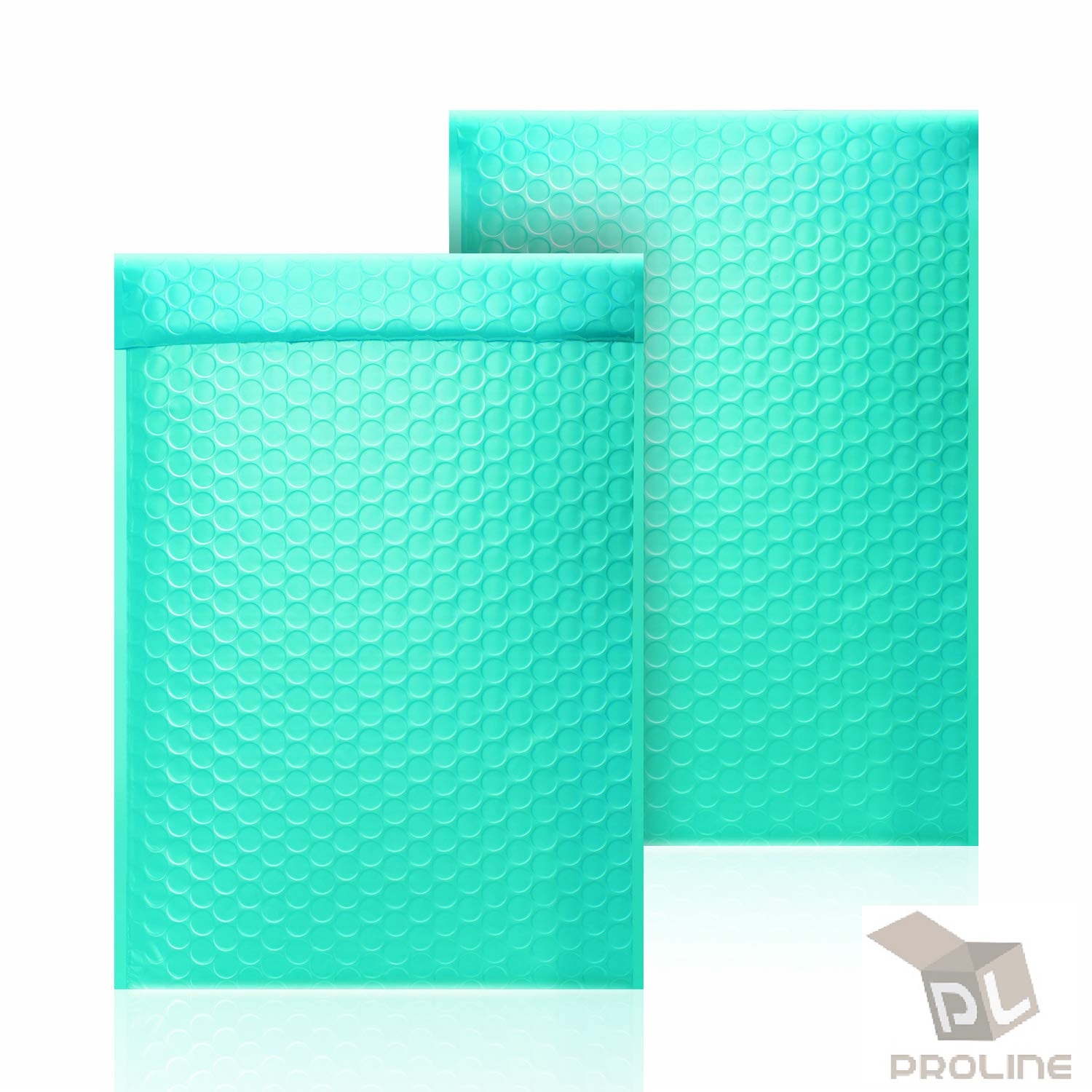 

Proline Teal Poly Bubble Padded Envelopes Self-sealing Mailers Extra Wide 6.5x10 (inner 6.5x9)