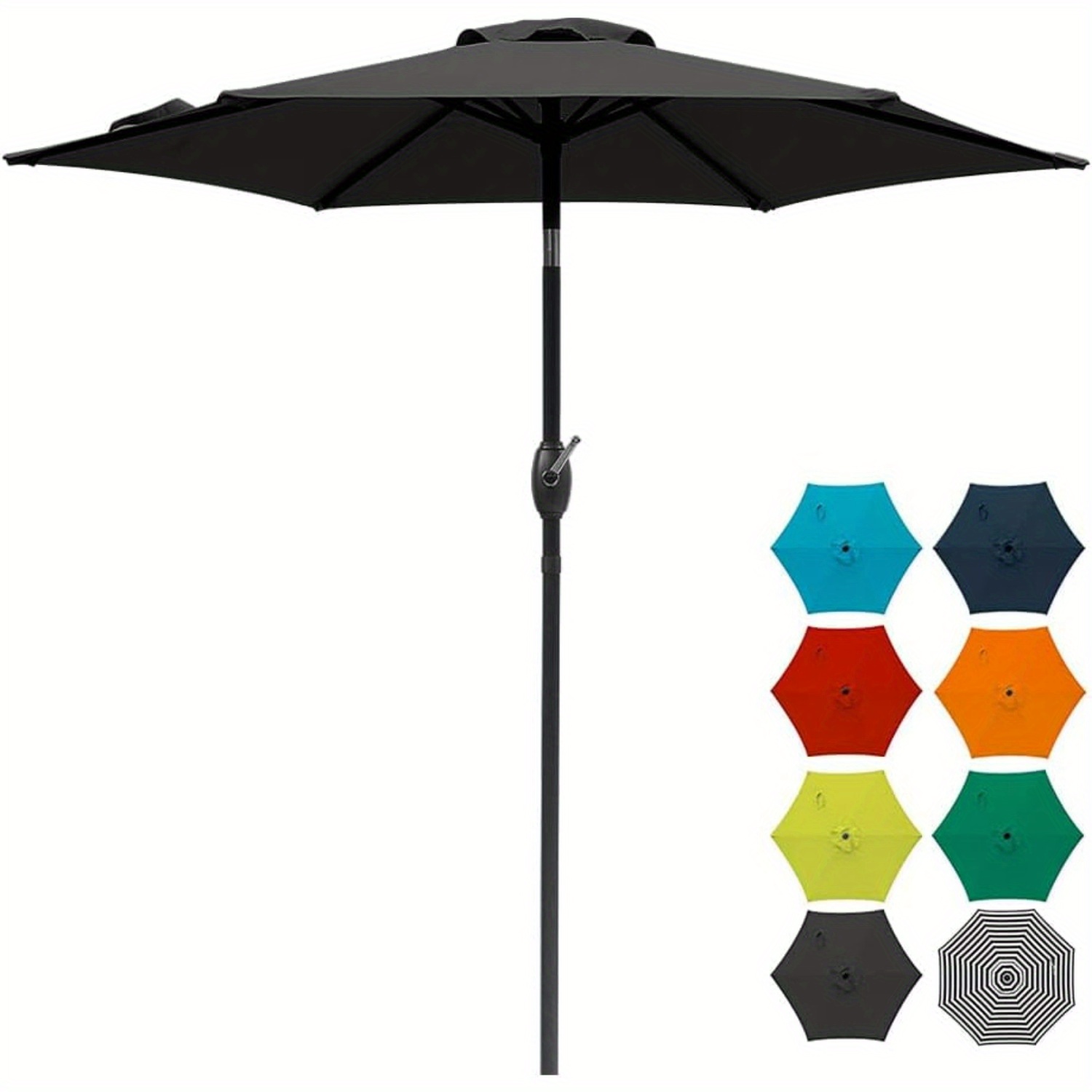 

Royalcraft 7.5ft Luxury Outdoor Patio Umbrella With Aluminum Pole And Push Button Tilt, Perfect For Restaurant Patio Or Outdoor Garden Furniture Sets