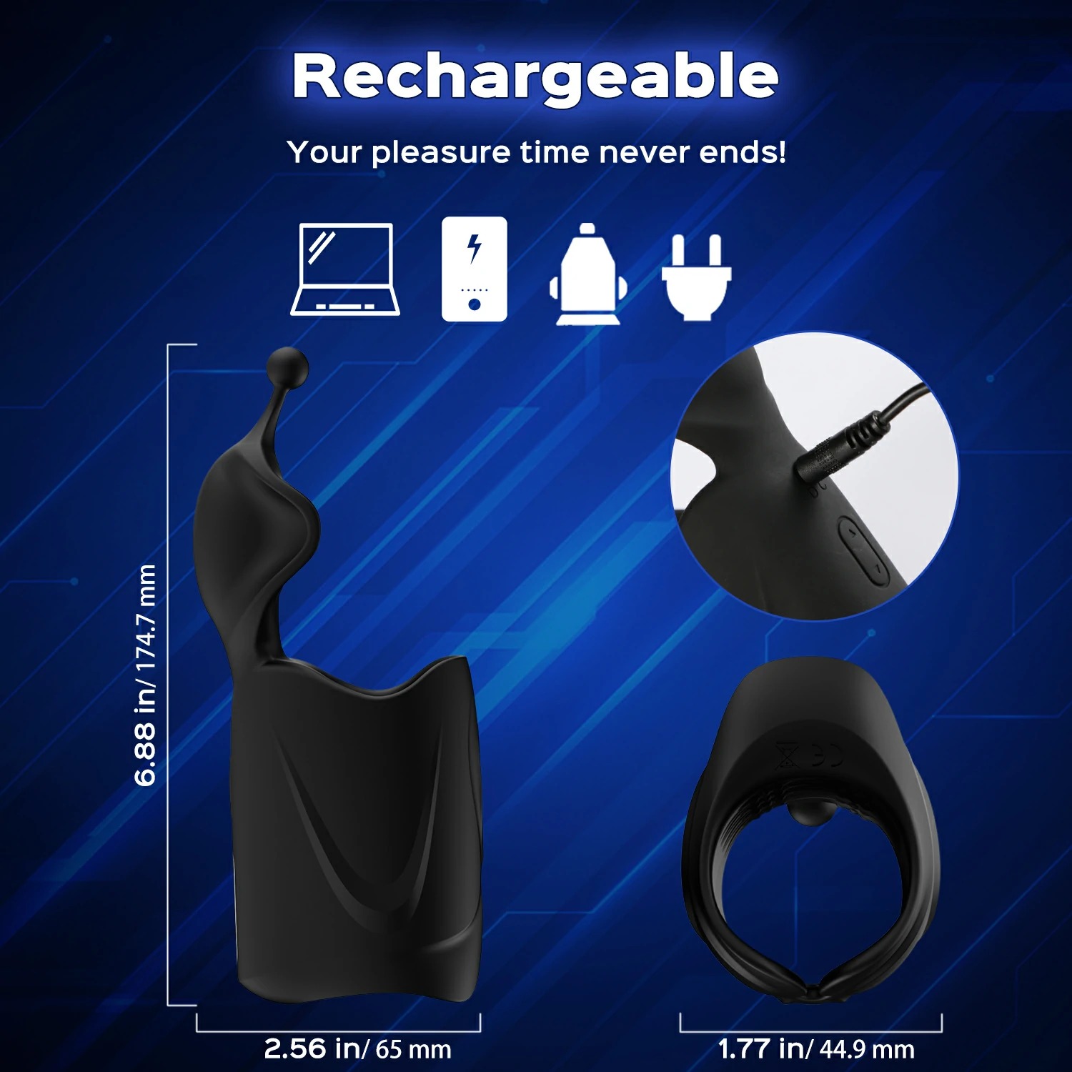 1 in 1 vibrating stimulator - Temu