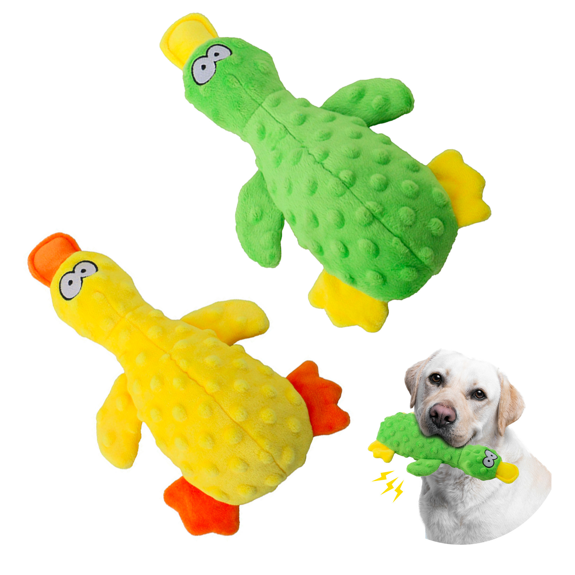 

Dog Squeaky Toy - 2 Packs, For , Interactive , , , And Crinkly, For Small To