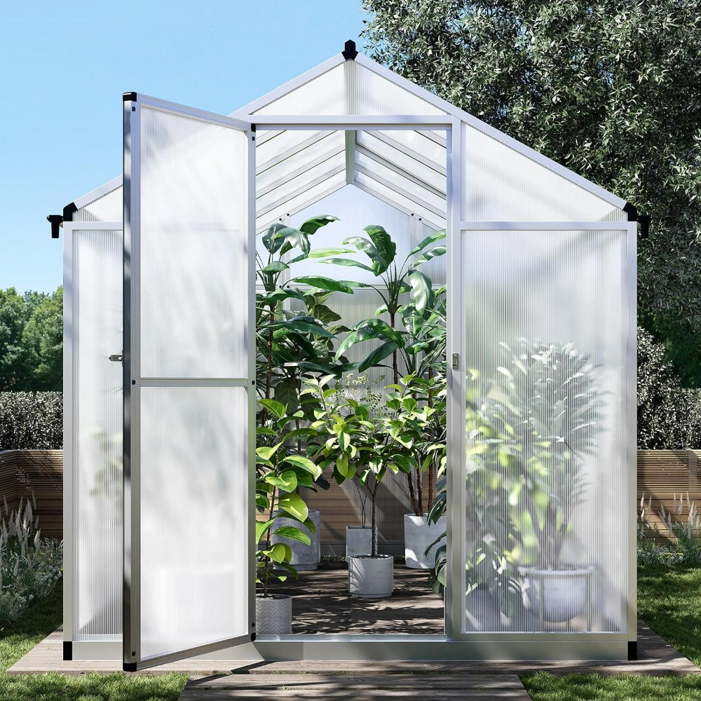 Greenhouse Outdoors Polycarbonate Greenhouse Quick Setup - Temu