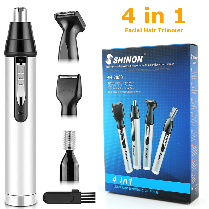 

Nose Hair Trimmer Electric Rechargeable Ear Face Eyebrow Beard Shaver Clipper